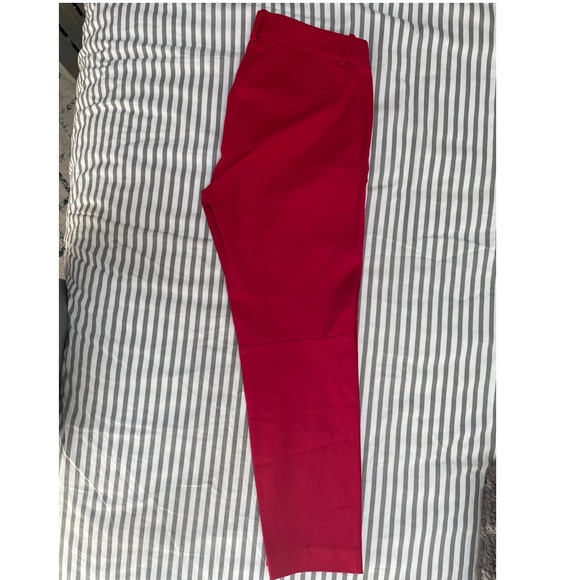 J. Crew Mercantile Red Knit Ankle Pants - Picture 6 of 6